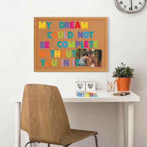 48 Sheets Bulletin Board Stickers - 2.5 Inch Large Vinyl Letter Alphabet Stickers - Self Adhesive ABC Letters for Poster Board, Mailbox, Crafts, Classroom, Window, Door Decorations (Colorful) in Saudi Arabia