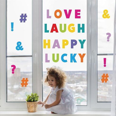 48 Sheets Bulletin Board Stickers - 2.5 Inch Large Vinyl Letter Alphabet Stickers - Self Adhesive ABC Letters for Poster Board, Mailbox, Crafts, Classroom, Window, Door Decorations (Colorful) in Saudi Arabia