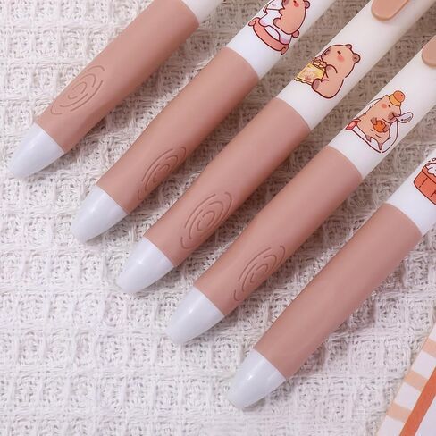 5 Pcs Erasable Gel Pens Erasable Retractable Pens Cute Pens Cartoon Shark Pens 0.5mm Blue Ink Pen Office School Pens Women Girls Boys Pens (Blue Ink-Shark) in Saudi Arabia