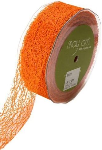 May Arts 1-1/2-Inch Wide Ribbon, Olive Net in Saudi Arabia