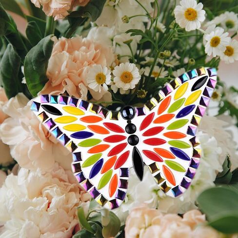 Yoption Petal Mosaic Philes for Harps ، 200g زهرة ورقة الخزف السيراميك قطع البلاط لمستلزمات الفسيفساء ، ديكور في الهواء الطلق DIY الفسيفساء (أخضر) in Kuwait