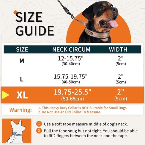 Mayerzon 2 Inch Wide Martingale Collar for Large Medium Dogs, Reflective Walking Training No Pull Collar for Pitbull German Shepherd Rottweiler Doberman, Adjustable Heavy Duty Thick Nylon with Buckle in Kuwait