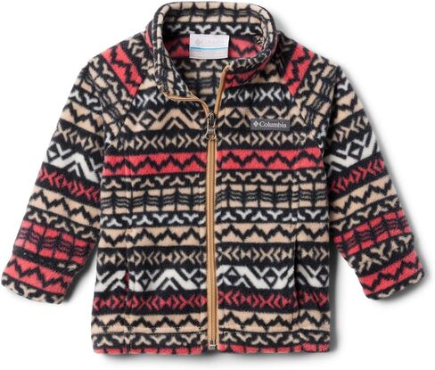 Columbia Youth Girls Benton Springs II Printed Fleece, Hot Coral Hinterland, Medium in Saudi Arabia
