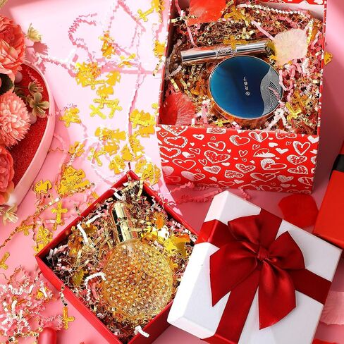 Moinchore 1 LB St Patrick's Crinker Cut Paper Plage Shred With With Clover Confetti Gold Gold Mix Mix Filler Raffia Tissue Cushion for Gift Box Packaging in Kuwait