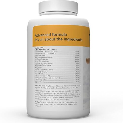 maxxipaws - maxxiflex+ Hip & Joint Supplement for Dogs with Glucosamine, Chondroitin, MSM & Collagen | Mobility, Flexibility & Discomfort Support | Senior, Adult & All Breeds | 120 Tablets in Saudi Arabia