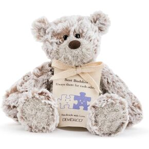 DEMDACO Blessing Mini Giving Bear Brown 8.5 inch Plush Polyester Fabric Stuffed Animal