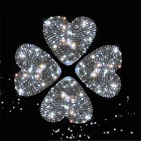 Self-Adhesive Rhinestone Star Sparkling Stick-On Applique Decorative Patch Accessories for Clothing, Bags