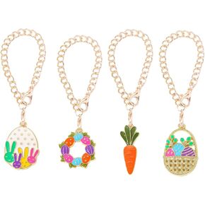 LUOTIVON 4 قطعة إكسسوارات جذابة لعيد الميلاد لكأس ستانلي عيد الميلاد سلسلة المفاتيح مقبض سحر لستانلي بهلوان للنساء in Kuwait