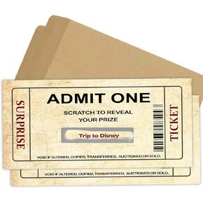 Surprise Reveal Card, Custom Boarding Pass Ticket, Surprise birthday, Personalized Announcement Gifts, Guess What Card
