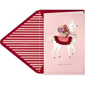Hallmark Signature Disney Valentine's Day Card (Minnie Mouse Cupcakes) (699VFE1026)