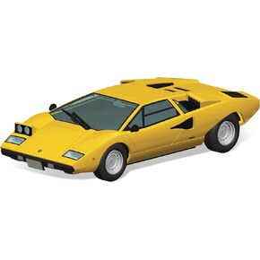 Aoshima Lamborghini Countach LP400 (Yellow Ver.) 1:32 Scale Model Kit