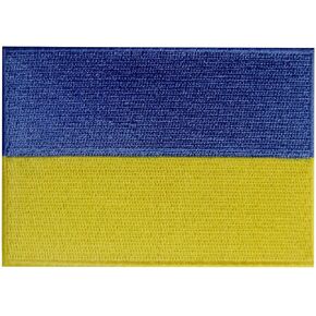 Ukraine Flag Embroidered Patch Ukrainian Iron On Sew On National Emblem