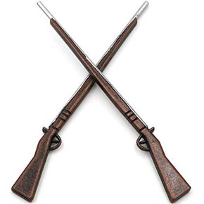 Dollhouse Miniature 2pcs 1:12 Mini Gun Miniature Scene Model Scale Doll Dollhouse Accessories Parts