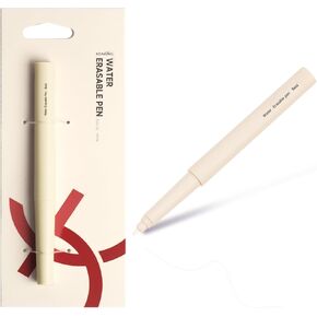 New White Water Erasable Marking Pen for Fabric, Smooth Touch Disappearing Ink Marker, Fabric Embroidery Pen, Water Soluble Tool for Quilting, Sewing, DIY Crafts