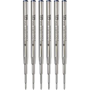 Monteverde USA Capless Gel Refill to Fit Montblanc Ballpoint Pens - Medium Point, Black 2 Count ( 1Pack) (M432BK)