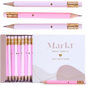 Mini Pre-Sharpened Golf Pencils With Erasers - Wedding Favors & Game Winner Gifts, Small Pens for Bridal Showers