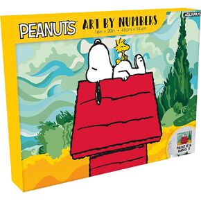AQUARIUS - Peanuts Snoopy Chill Art by Numbers