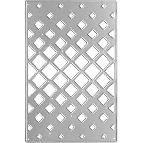 Metal Hollow Geometric Cutting Dies,Square Die Cuts Embossing Stencils Template Mould for Card Scrapbooking and DIY Craft Album Paper Card Decor