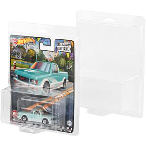 15 Pack Clear Clamshell Protector Case Compatible with Hot Wheels Premium, 0.6mm Thick PET Vehicle Blister Pack Cover Cases for Storage and Display (15)