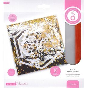 Tonic Studios 6"X6" Creator Shaker Pockets 5/Pkg