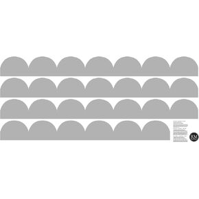 RoomMates Teal Peel and Stick Scallop Border Decal, RMDM5546 in Kuwait