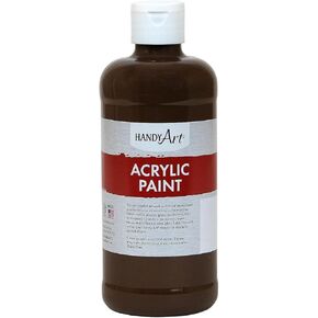 Handy Art Student Acrylic Paint 16 ounce, Burnt Umber