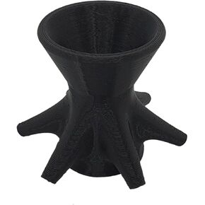 1Pc Black Flower Pouring Cup,Painting Funnel,7 Legs PainttDispenser,Reusable Floral Pattern Paintt Diverter Tool for DIY Making Pour Painting Supplies,Art Paints,Painting, Drawing and Art Supplies