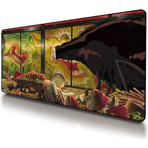 Anime XXL Extended Gaming Mouse Pad - Extra Large ، غير قسيمة ، لطيف ، لوحة الفأر Kawaii - لوحة مفاتيح ومكتب الماوس للمكتب المنزلي ودراسة 31.5 × 15.7 في