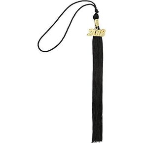 TecUnite 2025 Graduation Tassel Academic Graduation Tassel with Year Charm Ceremonies Accessories for Graduates(Gold)