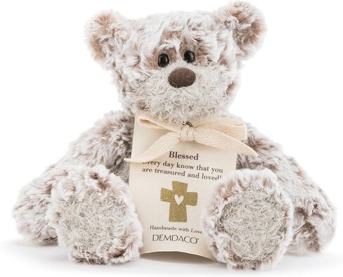 DEMDACO Blessing Mini Giving Bear Brown 8.5 inch Plush Polyester Fabric Stuffed Animal in Saudi Arabia