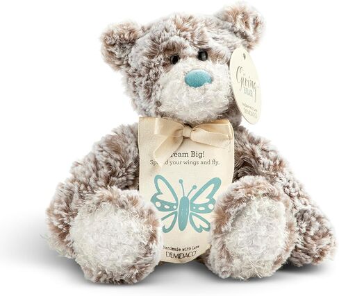 DEMDACO Blessing Mini Giving Bear Brown 8.5 inch Plush Polyester Fabric Stuffed Animal in Kuwait