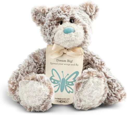 DEMDACO Blessing Mini Giving Bear Brown 8.5 inch Plush Polyester Fabric Stuffed Animal in Kuwait