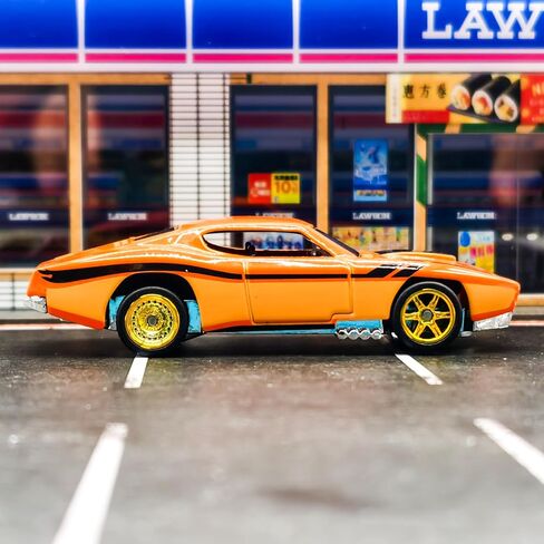 1/64 Wheels Front Small Rear Big with Rubber Tires for 1:64 Diecast Model Cars,Sporty,Muscle Vehicles,Miniature Modified Parts 4 Types in 1 Box (Electroplate Gold) in Saudi Arabia