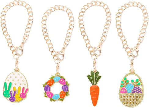 LUOTIVON 4 قطعة إكسسوارات جذابة لعيد الميلاد لكأس ستانلي عيد الميلاد سلسلة المفاتيح مقبض سحر لستانلي بهلوان للنساء in Kuwait