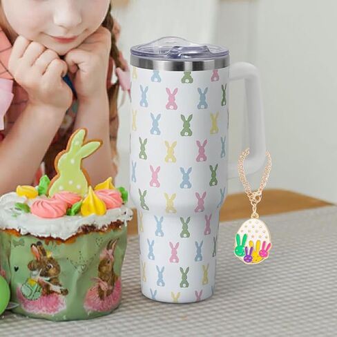 LUOTIVON 4 قطعة إكسسوارات جذابة لعيد الميلاد لكأس ستانلي عيد الميلاد سلسلة المفاتيح مقبض سحر لستانلي بهلوان للنساء in Kuwait