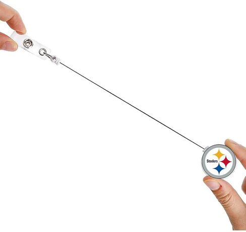 Retractable Badge Reel Holder for Chiefs with ID Clip for Nurse, Teacher, Doctor, Medical Assistant, Office Worker in Saudi Arabia
