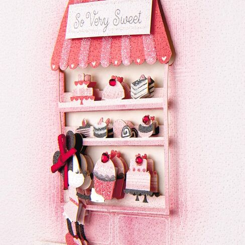 Hallmark Signature Disney Valentine's Day Card (Minnie Mouse Cupcakes) (699VFE1026) in Saudi Arabia