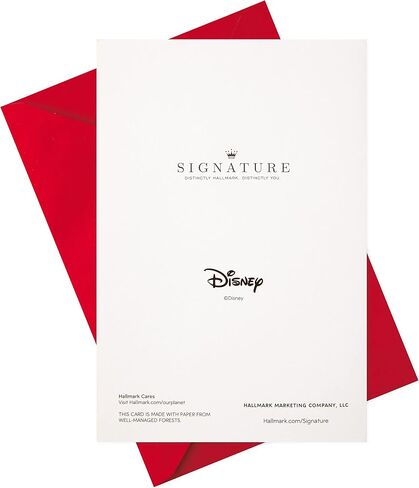 Hallmark Signature Disney Valentine's Day Card (Minnie Mouse Cupcakes) (699VFE1026) in Saudi Arabia