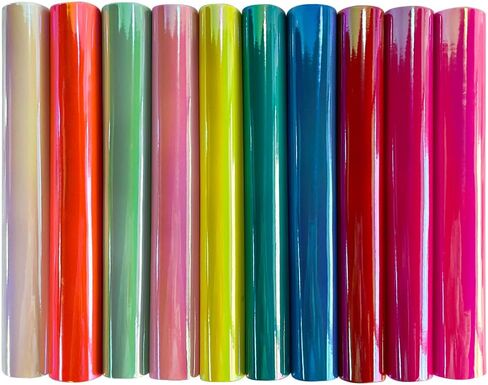 10 PCS Hololographic Faux Leather Leachs للحرف اليدوية ، 8.3 "× 11.8" (21 × 30 سم) نسيج جلدي ملون لأقواس المجوهرات صنع مشاريع DIY in Kuwait