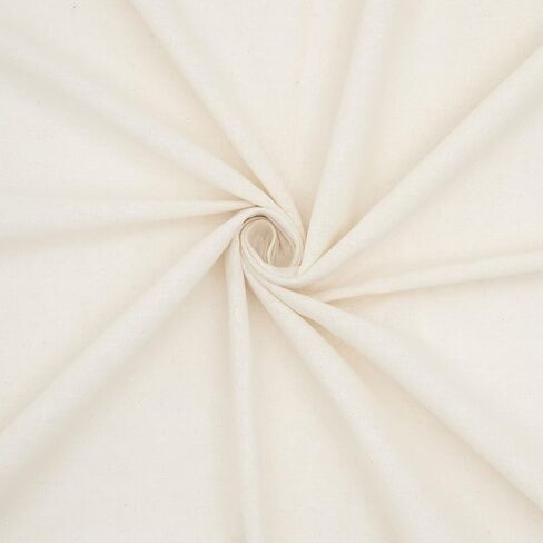 Christmas Muslin Cotton Fabric Textile Cotton Natural Fabric Roll - Unbleached 100% Cotton Linen Textile by The Yard Draping Craft 3 Yards(58.26"x108") for Sewing DIY Crafting Design Cloth in Saudi Arabia