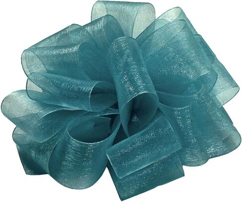 Berwick Offray LLC 978771 Simply Sheer Asiana Ribbon -5/8" W X 25 yd - Blue Mist Ribbon in Kuwait