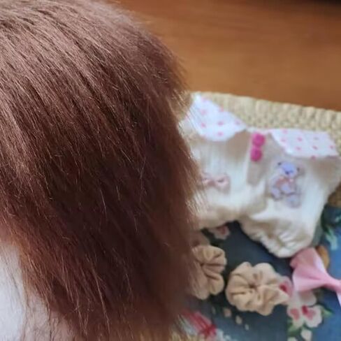 20cm Anime Plush Dolls with Long Hair Doll Clothes and Embroidered Face - Cotton Doll Dress Up for Play or Display in Saudi Arabia
