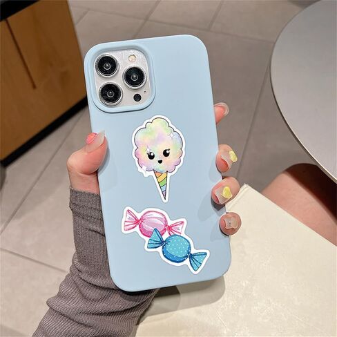 Cute Candy Stickers Pack 55PCS Cartoon Sweet Stickers Gifts for Kids Girls Boys, Kechup Waterproof Vinyl Dessert Stickers for Water Bottles Journaling Luggage Party Supplies in Saudi Arabia