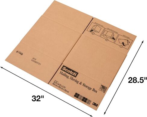 Scotch Moving and Storage Box, 16 in x 16 in x 12 in, 6-Pack in Saudi Arabia