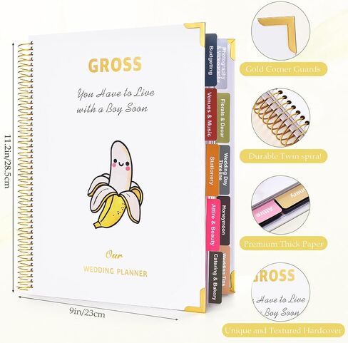 Wedding Planner Book and Organizer for Brides,176 Pages Wedding Planning with Checklists, Stickers, Calendars, Countdown Guide, Engagement Gift Ideas, Creative Design for Couples in Saudi Arabia