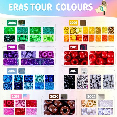 Goldwise St. Patrick's Day Crafts, St Patricks Green Beads for Jewelry Making Kit, 2880pcs Seed Beads in 6 Colors with Varities of St. Patrick's Charms, Gold Letter Beads, and DIY for Party Parade in Saudi Arabia