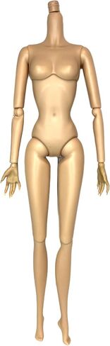 DIY OOAK DOLL BODIES لاستبدالها 12 بوصة دمية أزياء الجسام Supermodel Collector Body Body مفصلية مقبولة دمية تصليح (#4 شوكولاتة داكنة) in Kuwait