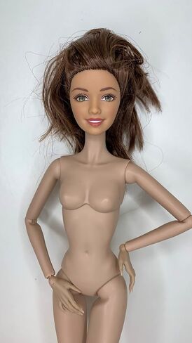 DIY OOAK DOLL BODIES لاستبدالها 12 بوصة دمية أزياء الجسام Supermodel Collector Body Body مفصلية مقبولة دمية تصليح (#4 شوكولاتة داكنة) in Kuwait