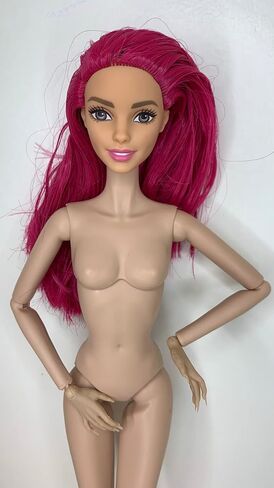 DIY OOAK DOLL BODIES لاستبدالها 12 بوصة دمية أزياء الجسام Supermodel Collector Body Body مفصلية مقبولة دمية تصليح (#4 شوكولاتة داكنة) in Kuwait