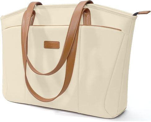 Laptop Tote Bag Shoulder Bag for Women 15-16 inch Waterproof Handbag Blue Color in Saudi Arabia